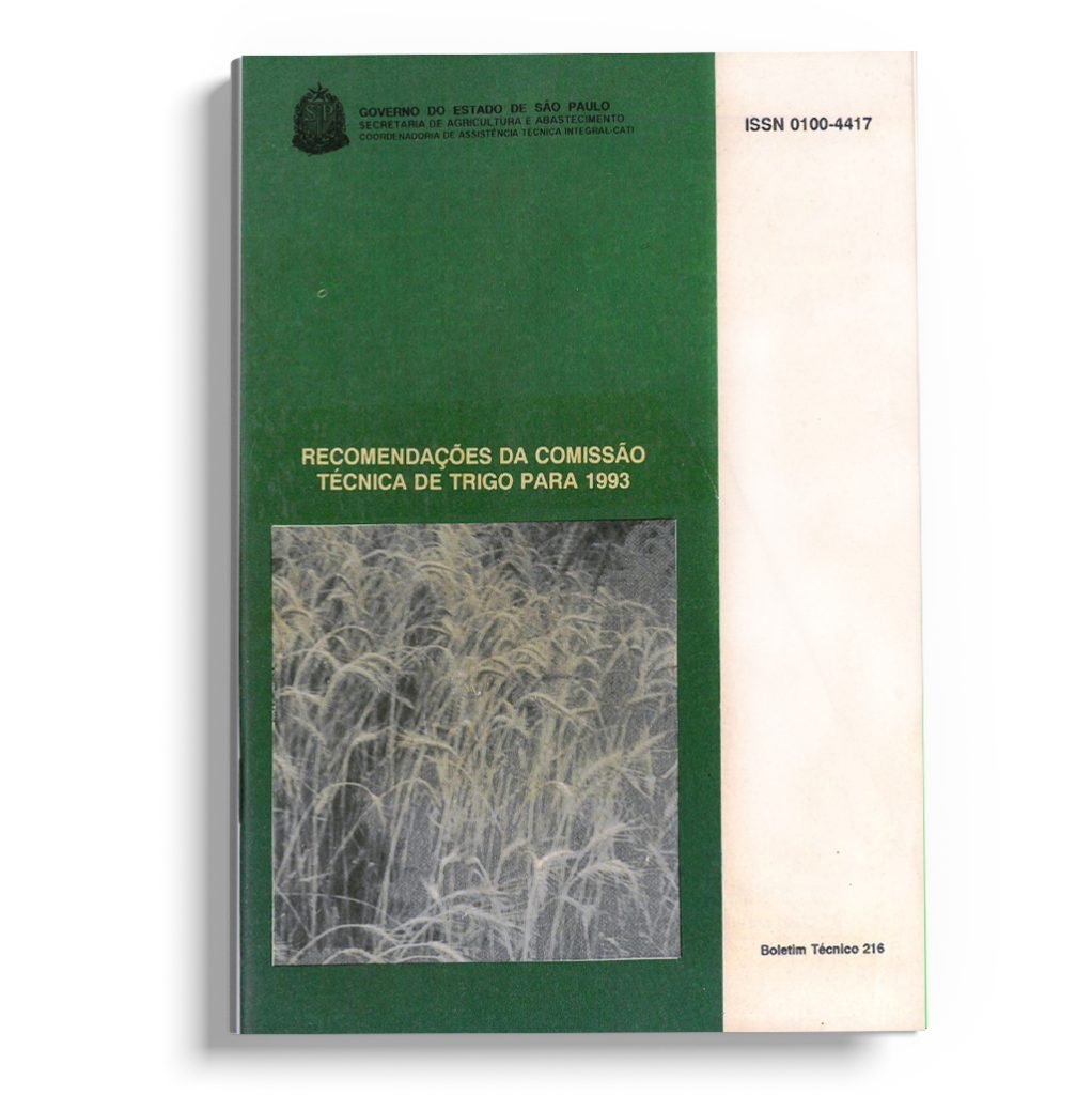Recomendações da comissão técnica de trigo 1993